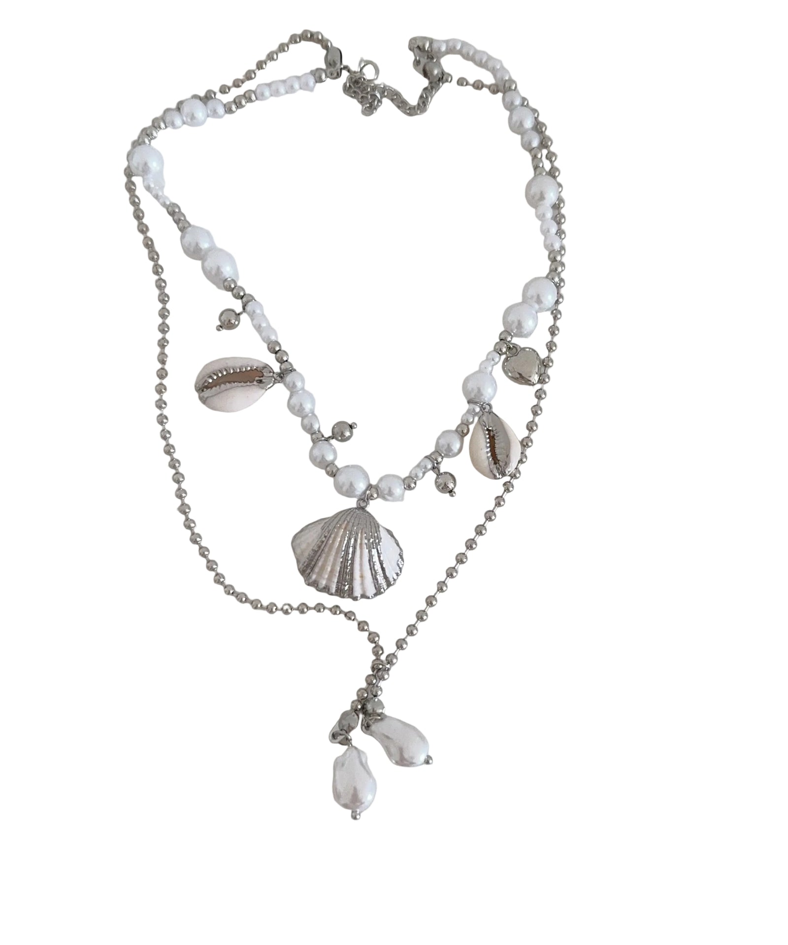 Collier Femme Pendentif Double Couche Style Moderne 1