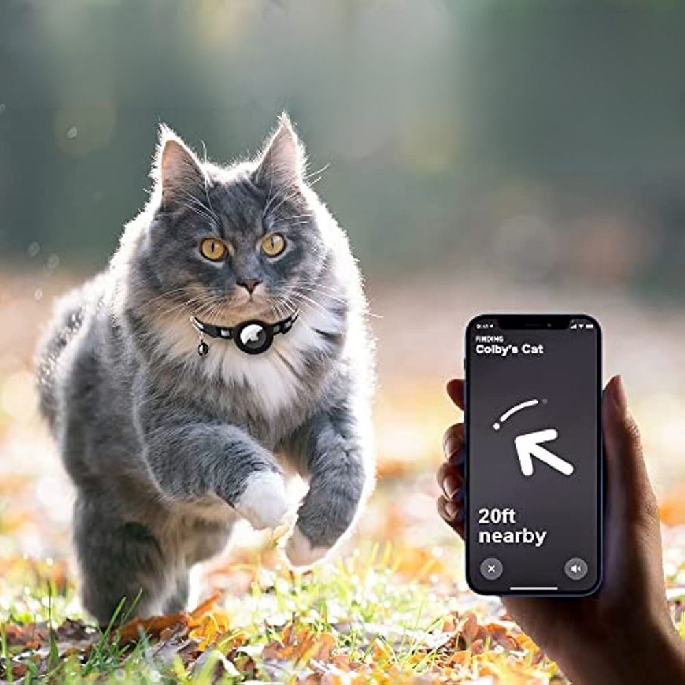 Collier GPS pour Chat avec Design Réfléchissant 1