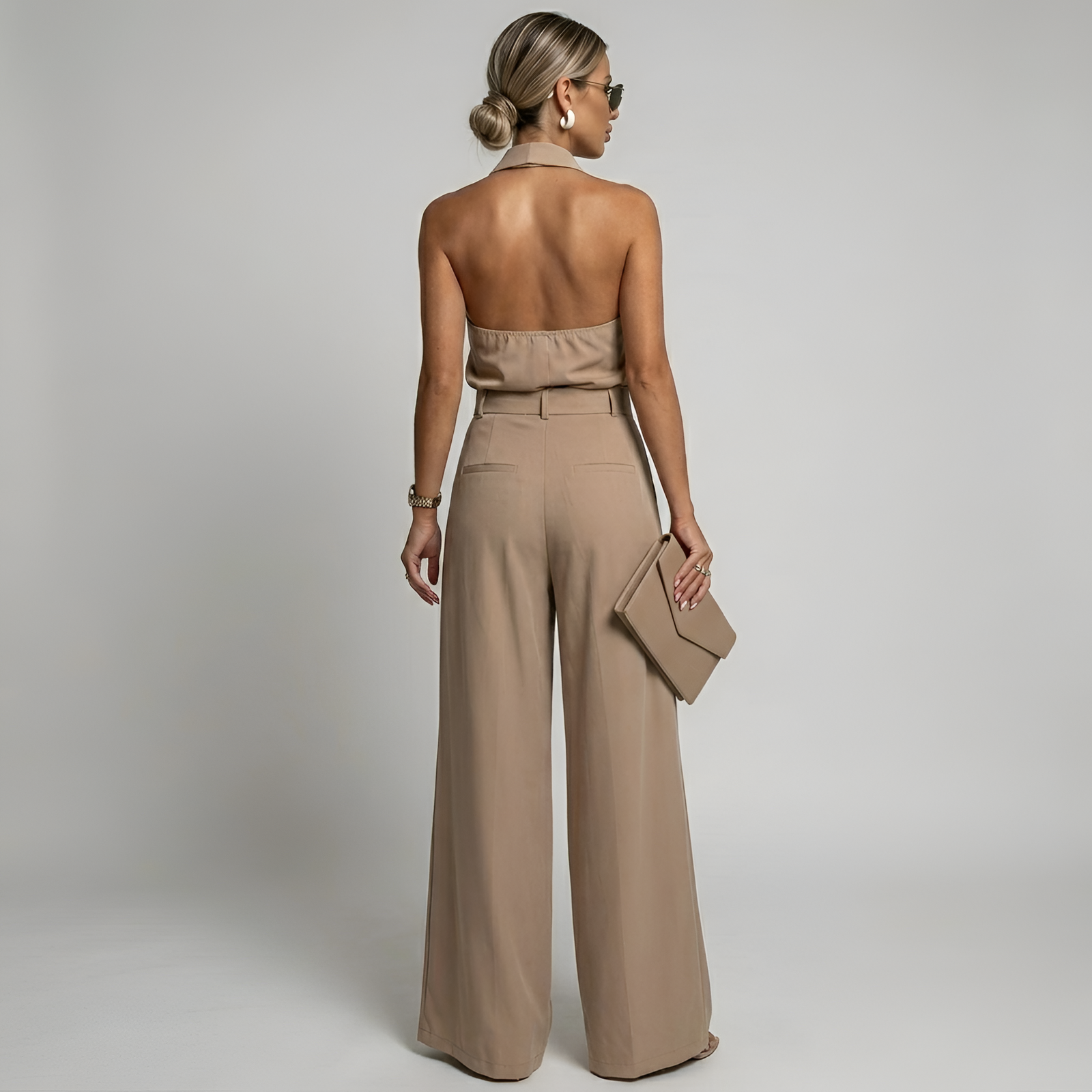 Combinaison Femme Col Licou Torsadé 2