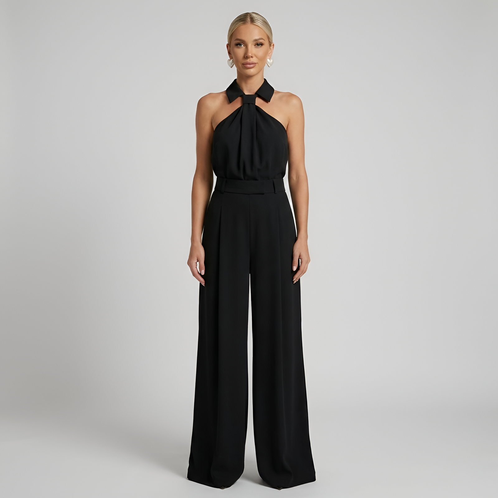 Combinaison Femme Col Licou Torsadé 5
