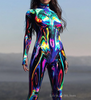 Combinaison Femme Style Cosplay Steampunk Imprimé 3D 0