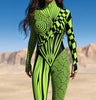 Combinaison Femme Style Cyberpunk Body Musculaire 3