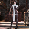 Costume Femme Cosplay Charlotte Nun Combinaison Transparente Coupe Ouverte 3