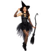 Costume Femme Sorcière Gothique Tutu et Robe Cosplay 0