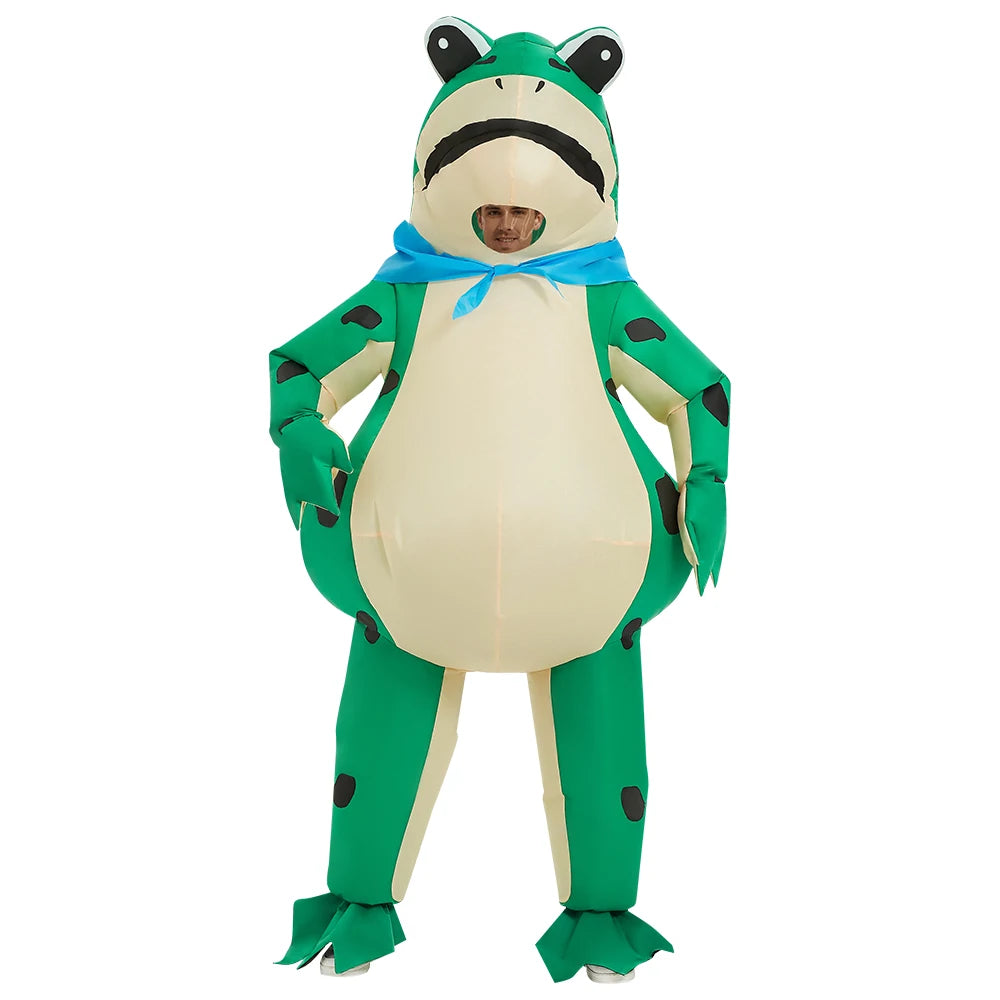 Costume Gonflable Grenouille Amusant en Polyester pour Halloween 3