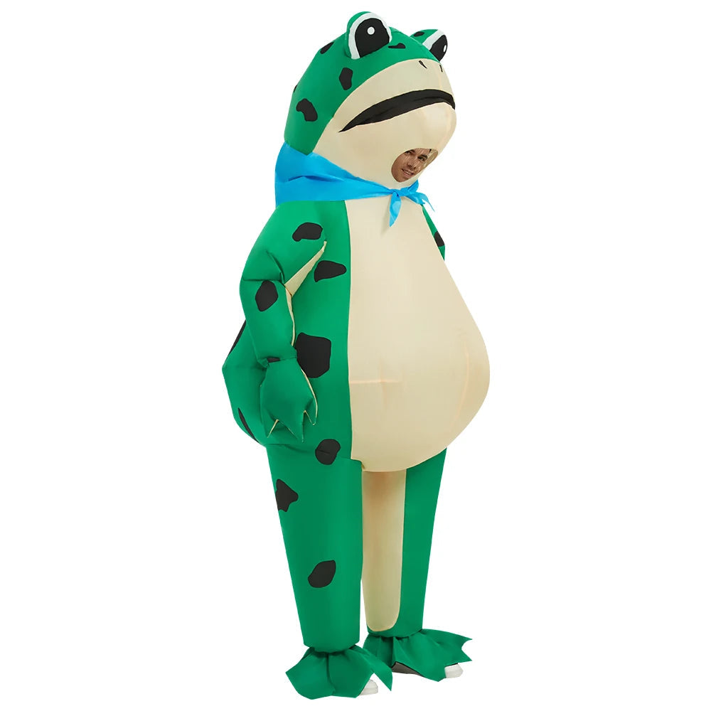 Costume Gonflable Grenouille Amusant en Polyester pour Halloween 4