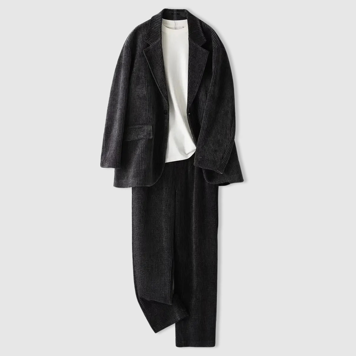 Costume pour Homme en Velours Côtelé Style Windsor 2