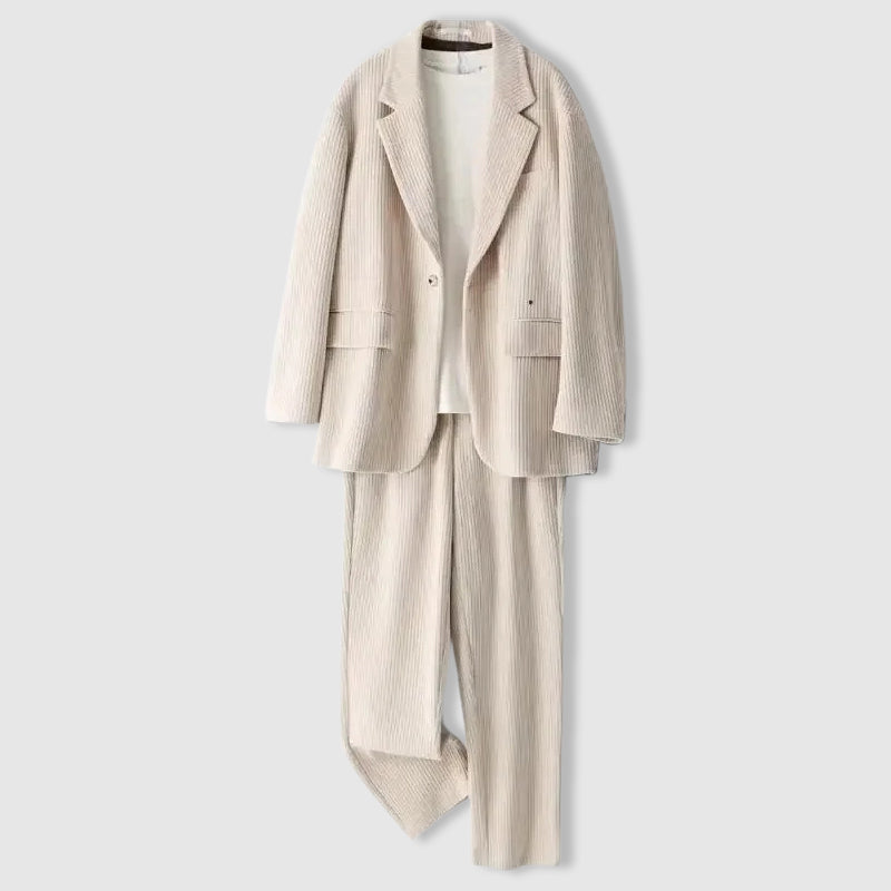 Costume pour Homme en Velours Côtelé Style Windsor 3