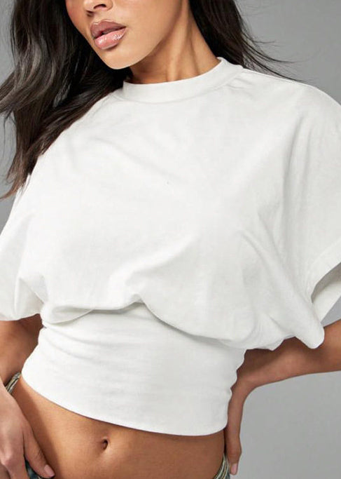 Débardeur Court Femme Patchwork Col Rond 2