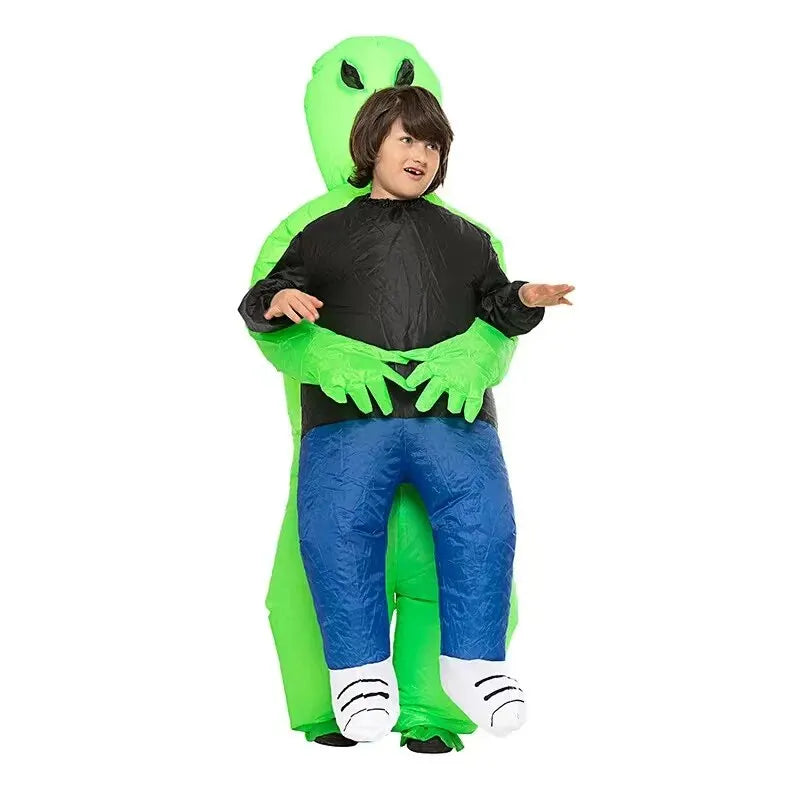 Déguisement Halloween Homme Costume Gonflable Alien Humoristique Polyester 5
