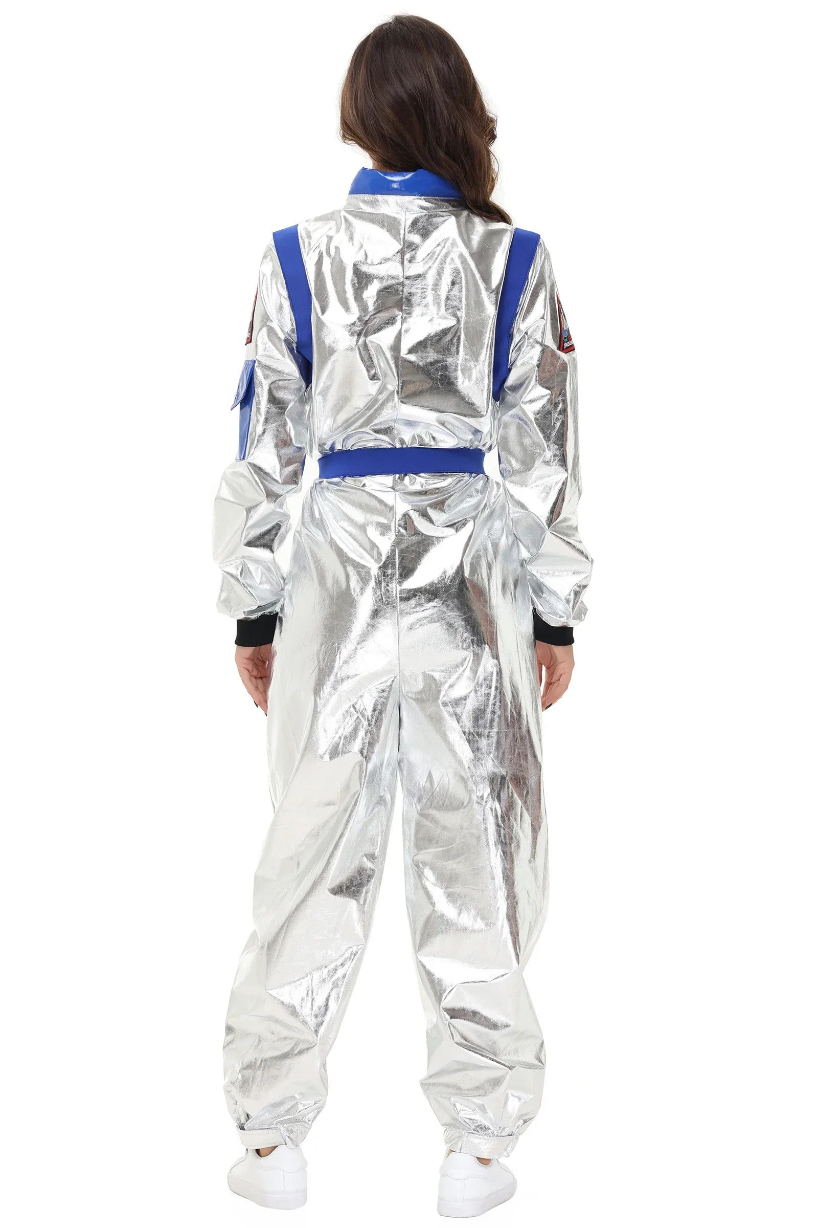 Déguisement d'Astronaute Argenté Halloween Polyester 4