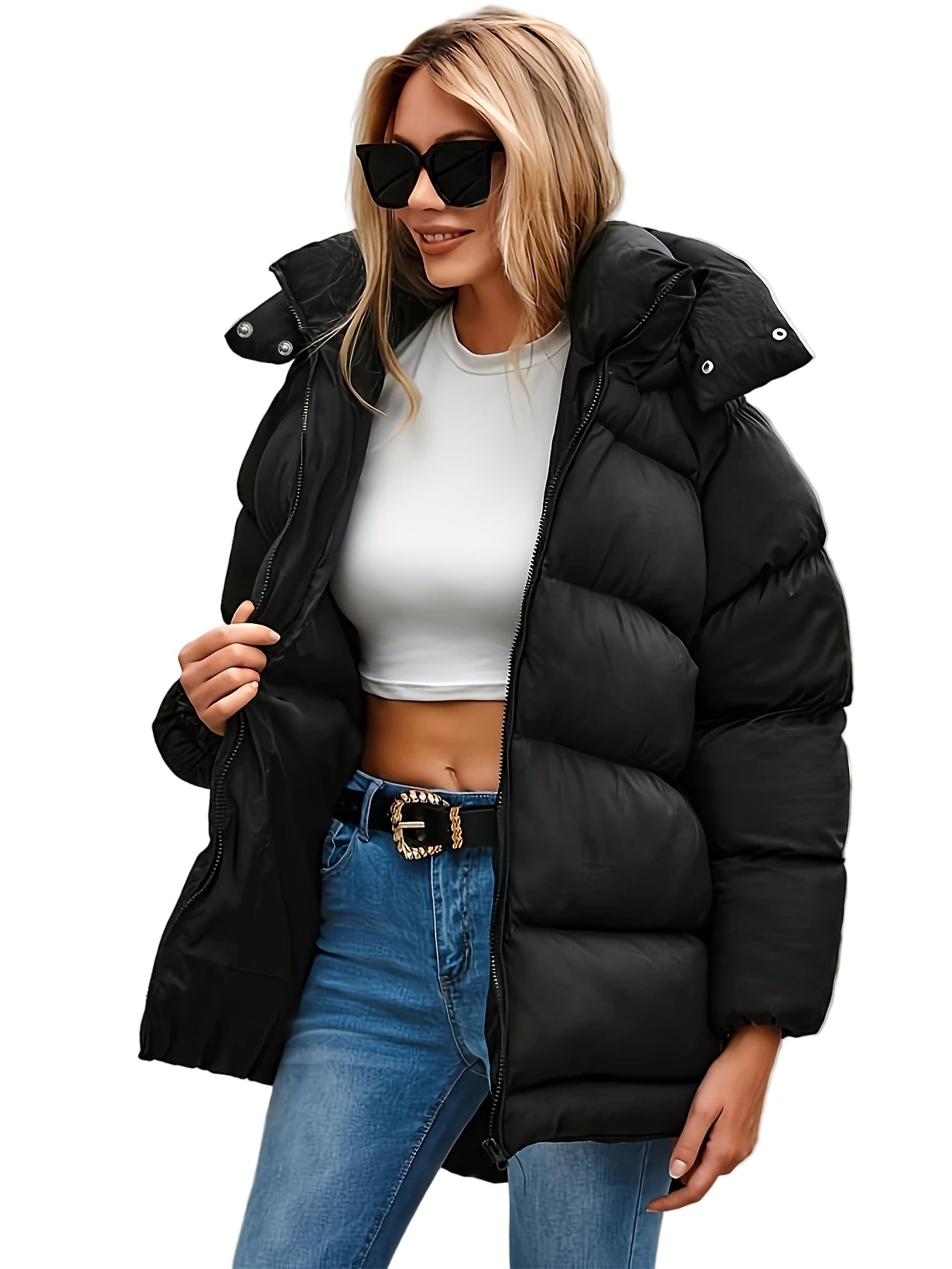 Doudoune Courte Femme Confortable 0
