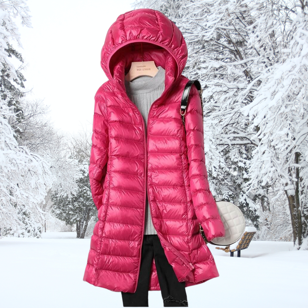 Doudoune Femme À Capuche Ultra Légère Moderne 6