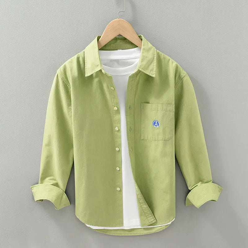 Chemise Homme Classique Confortable en Tissu Doux 1