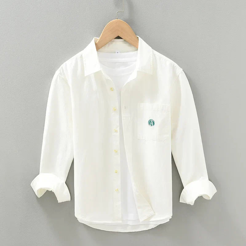 Chemise Homme Classique Confortable en Tissu Doux 2