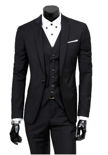 Ensemble 3 pièces pour hommes - Costume d'affaires 0