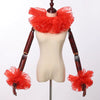 Ensemble Costume Femme Col Volanté Créatif 10