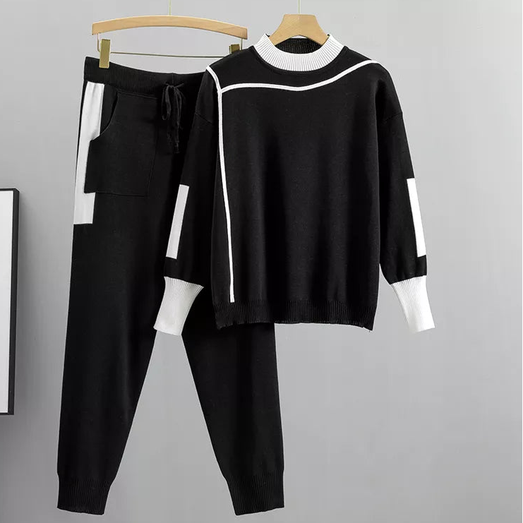 Ensemble Décontracté pour Femmes avec Pull et Pantalon 3