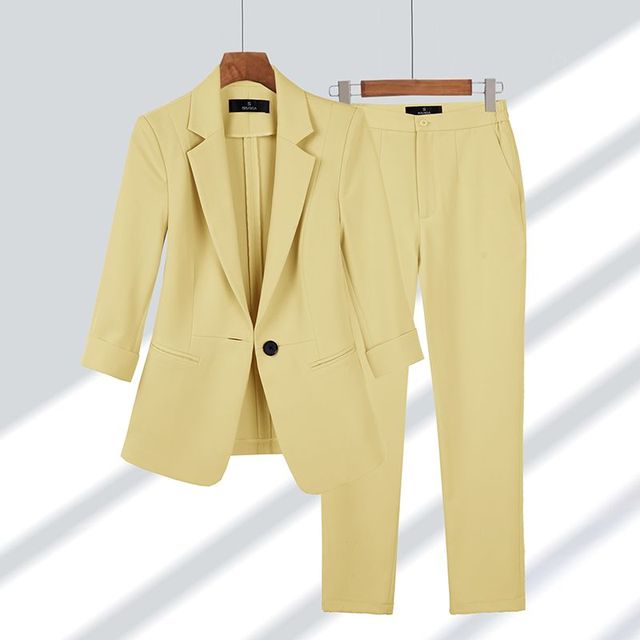 Ensemble Femme Blazer et Pantalon Chic 4