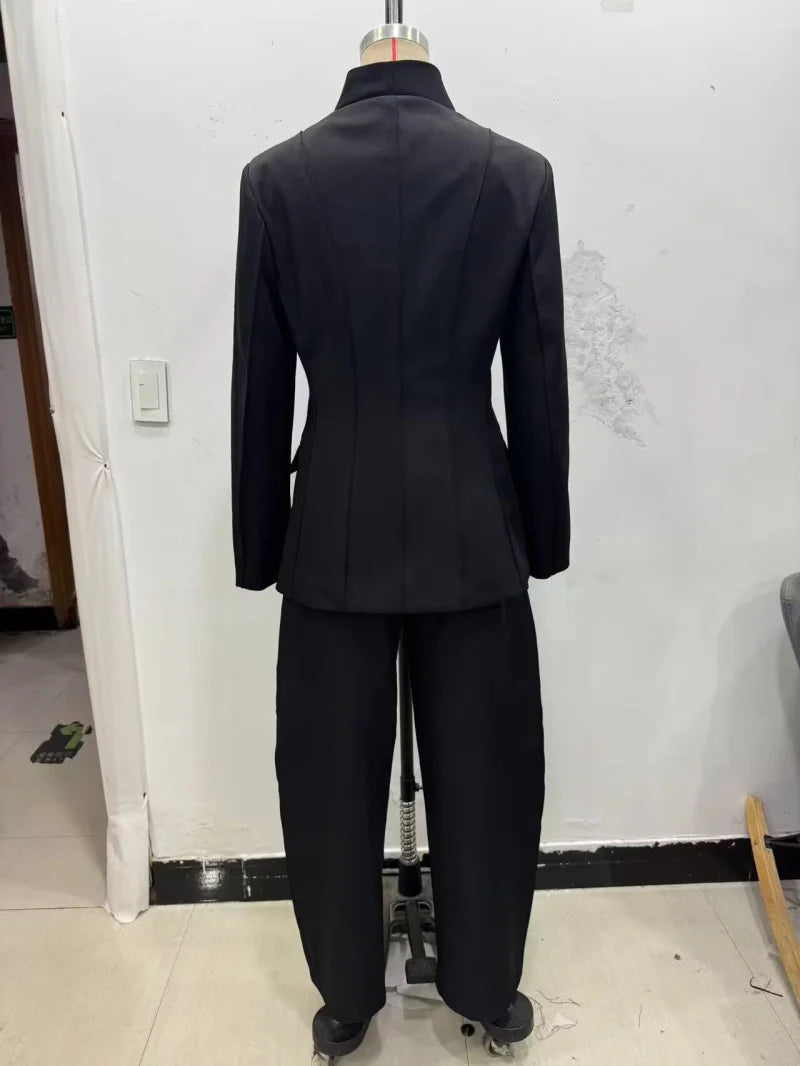 Ensemble Femme Veste de Costume et Pantalon Décontracté 5