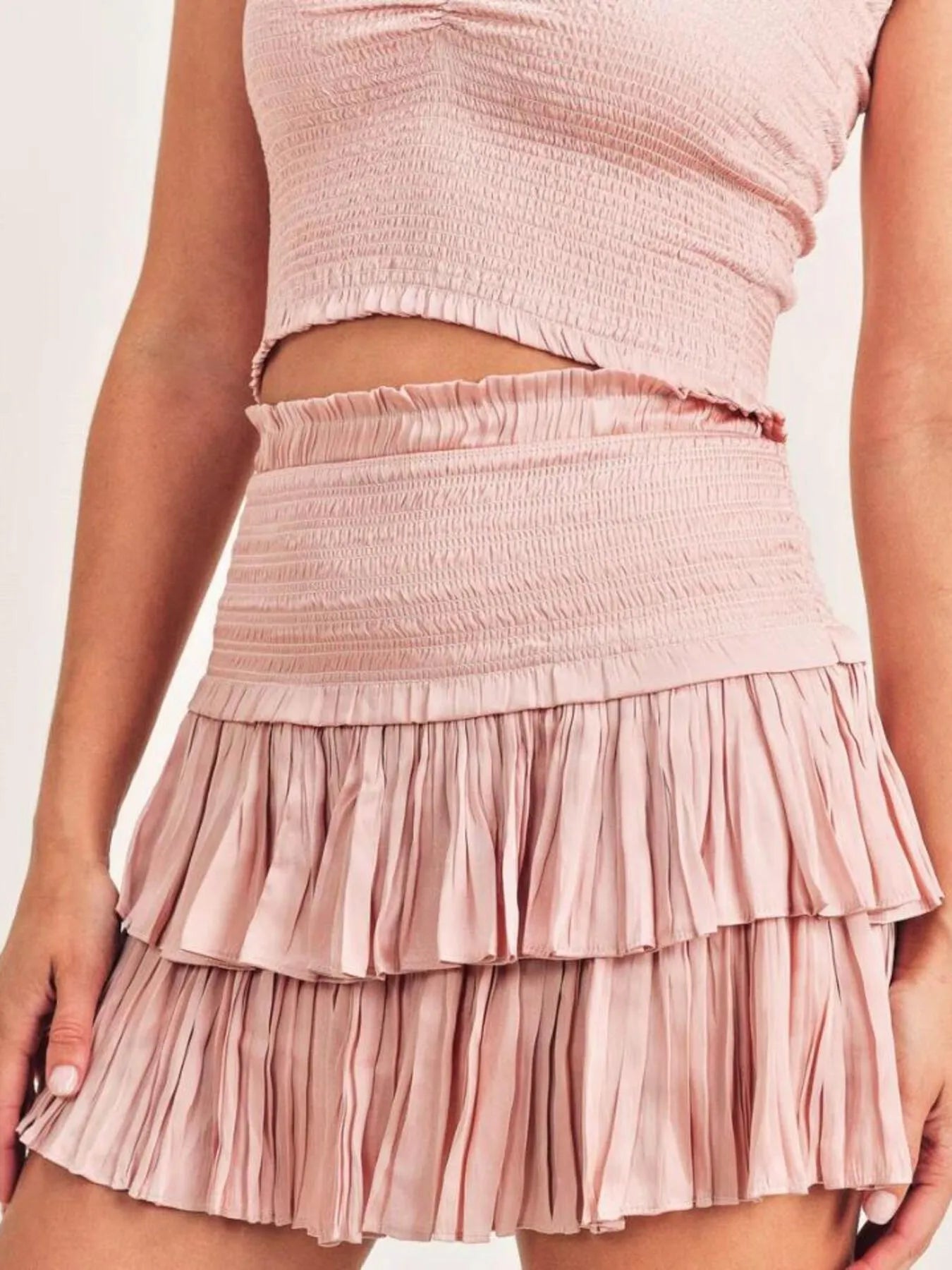 Ensemble Jupe et Débardeur à Col en Cœur 5