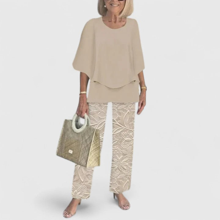 Ensemble Tailleur Femme Chic Polyvalent Deux Pièces 5