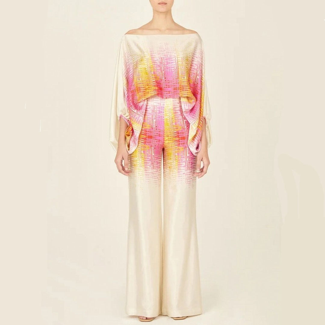 Ensemble d'été pour femmes à manches lanternes 8