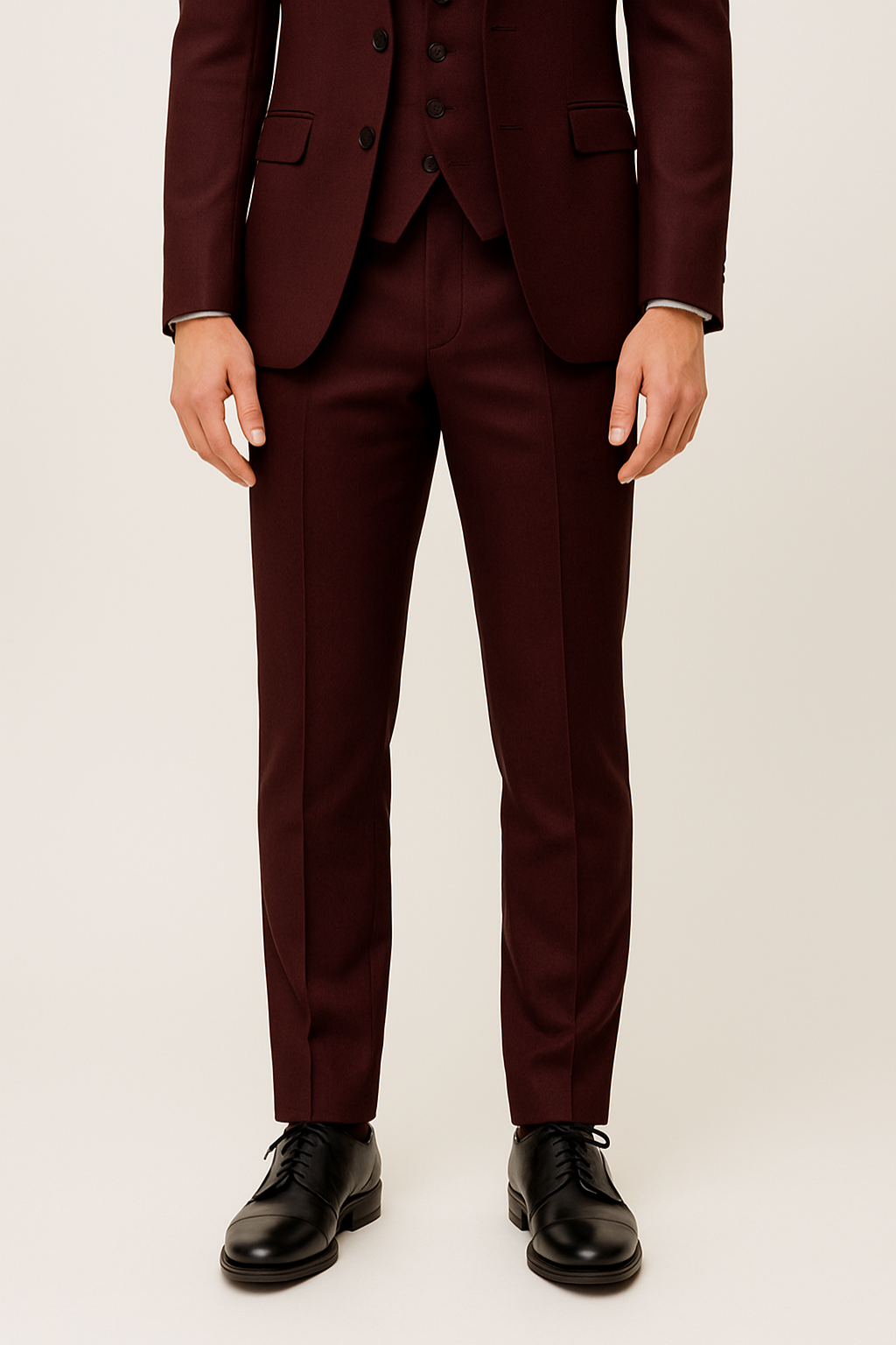 Ensemble de Costume Trois Pièces pour Hommes Printemps 3
