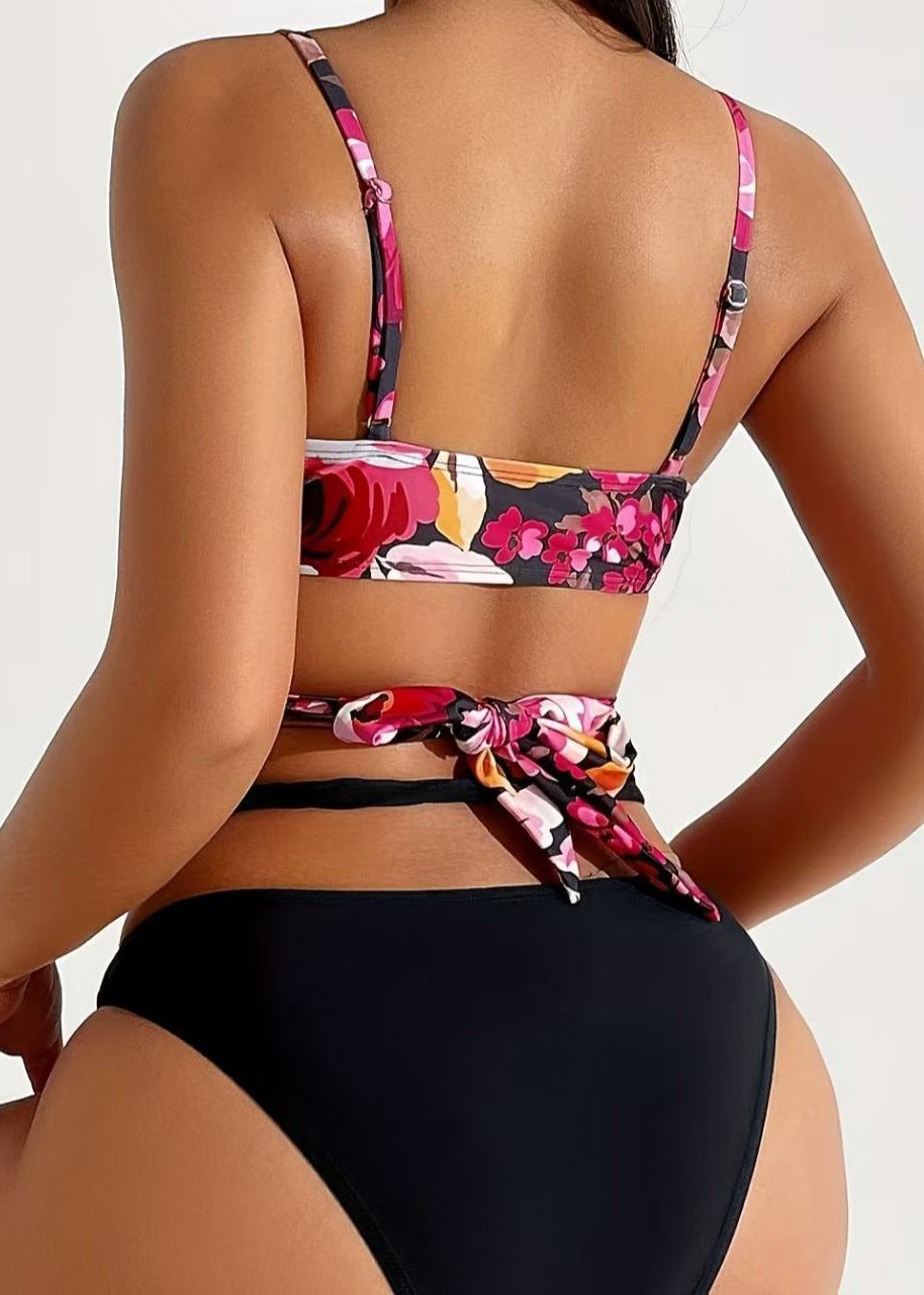 Ensemble de Maillot de Bain Femme Imprimé Bohème 3