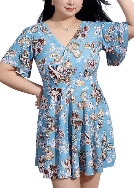 Ensemble de Maillot de Bain Femme à Imprimé 0