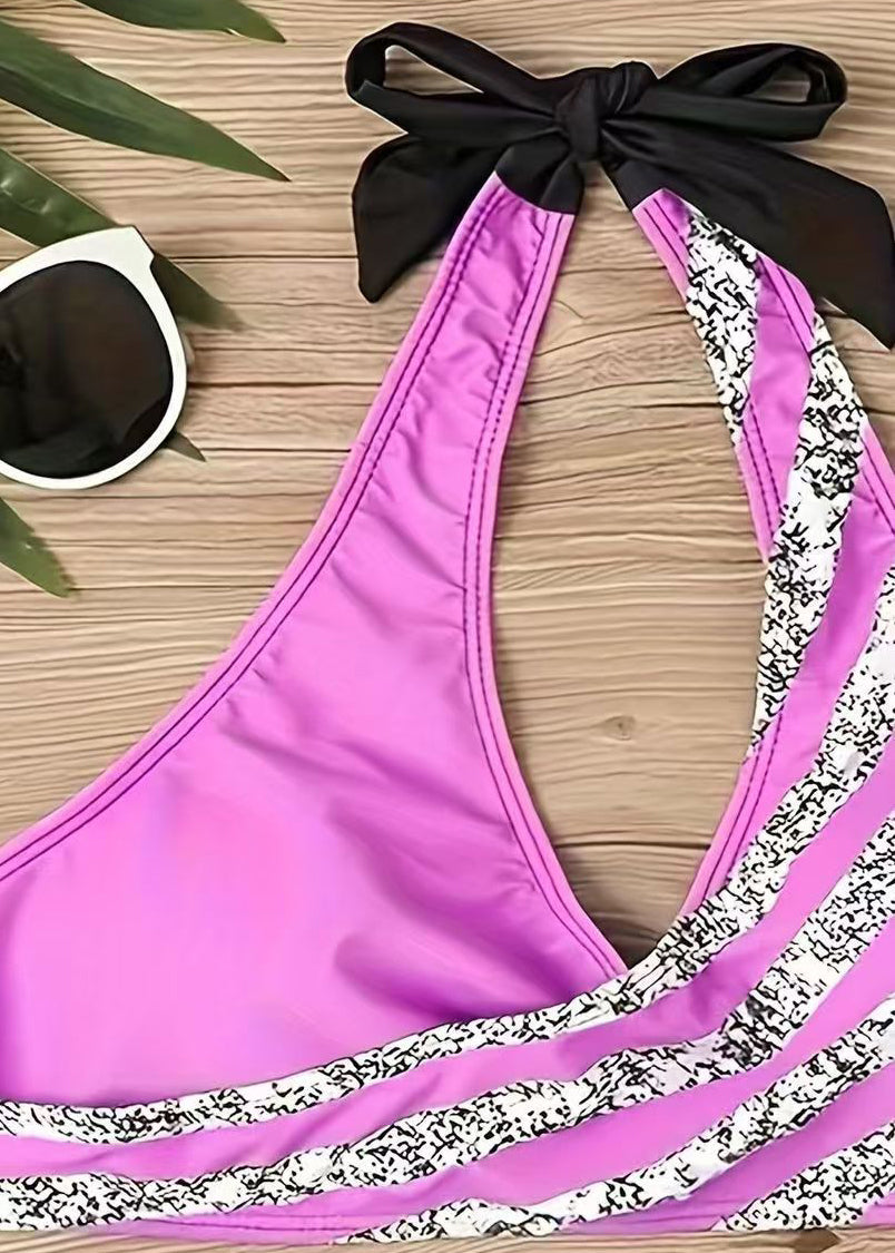 Ensemble de Maillots de Bain Patchwork pour Femmes 2