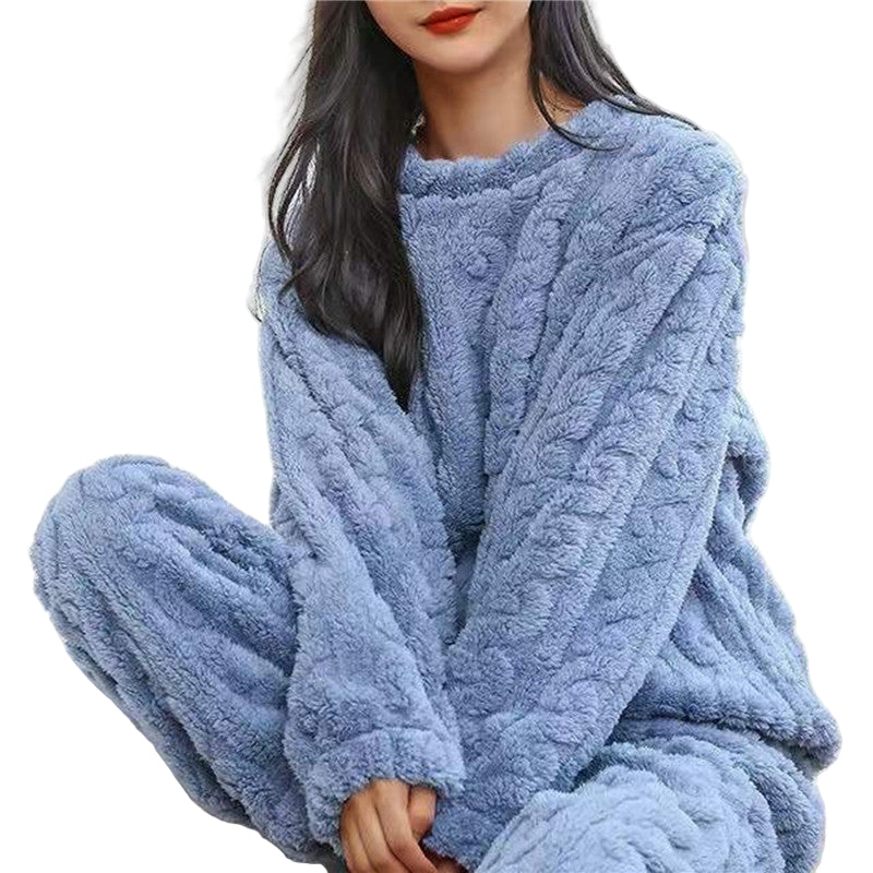 Ensemble de Pyjama en Fleece pour Femme Confortable 0