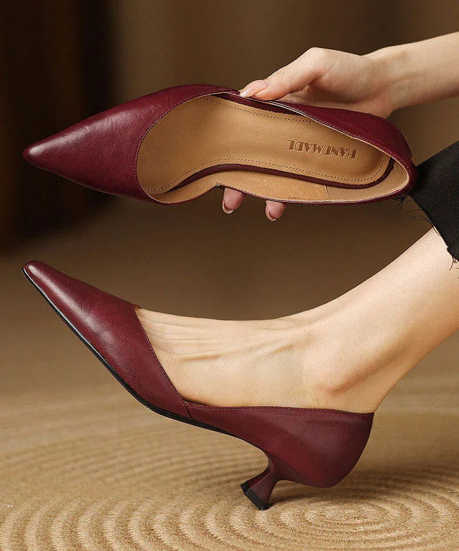 Escarpins Femme Bout Pointu Talons Chaton 1