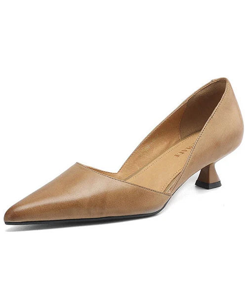 Escarpins Femme Bout Pointu Talons Chaton 4