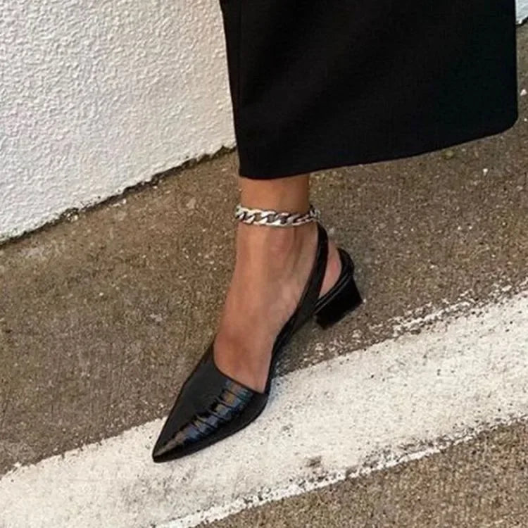 Escarpins Femme Chic et Confortable à Talon Pointu 2