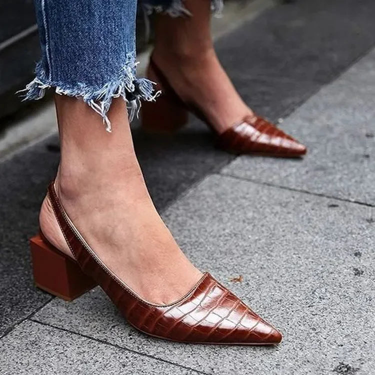 Escarpins Femme Chic et Confortable à Talon Pointu 3