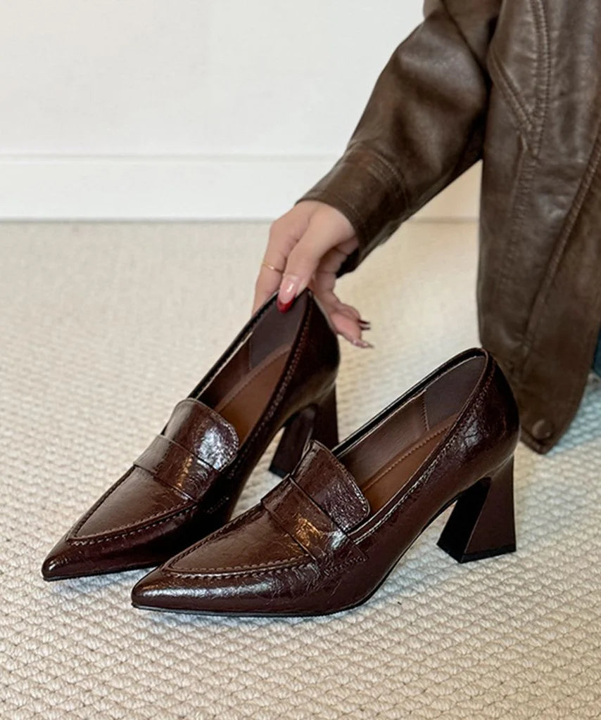 Escarpins Femme Talons Compensés Bout Pointu 2
