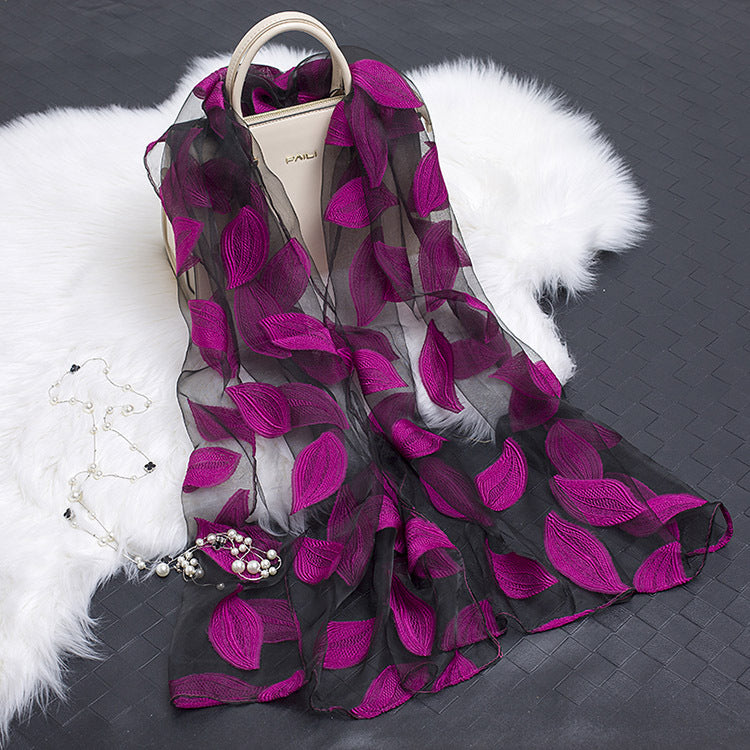 Foulard Femme Floral Léger pour Toutes Occasions 5