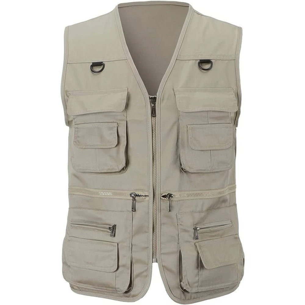 Gilet Homme Polyvalent avec Multiples Poches pour Activités Extérieures 2
