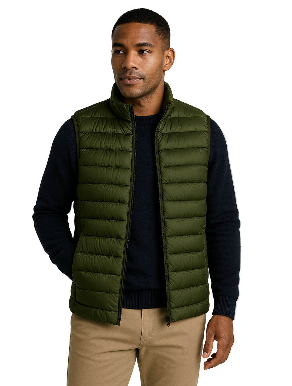 Gilet Matelassé pour Hommes Minimaliste 0