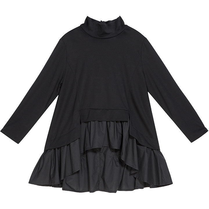 Haut Femme Bohème Asymétrique à Volants 4