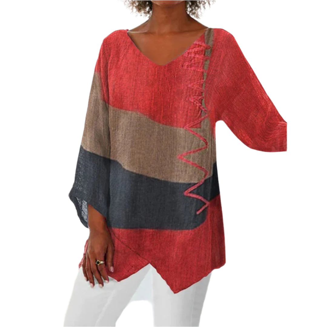 Haut Femme Chic Élégant Tissu de Haute Qualité 0