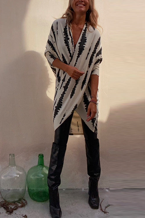 Haut Femme Croisé à Manches Longues Tendance 3