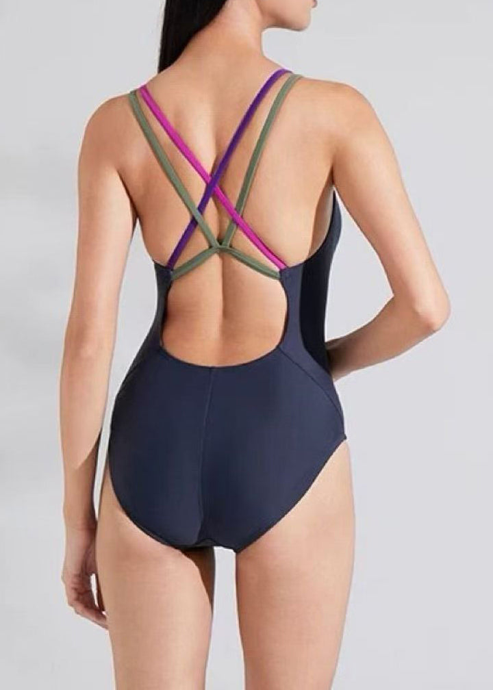 Haut de maillot de bain à bretelles croisées pour femme 4