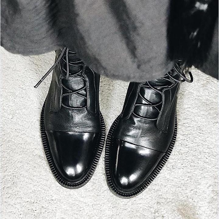 Bottes de Dames Classiques en Cuir Synthétique 3