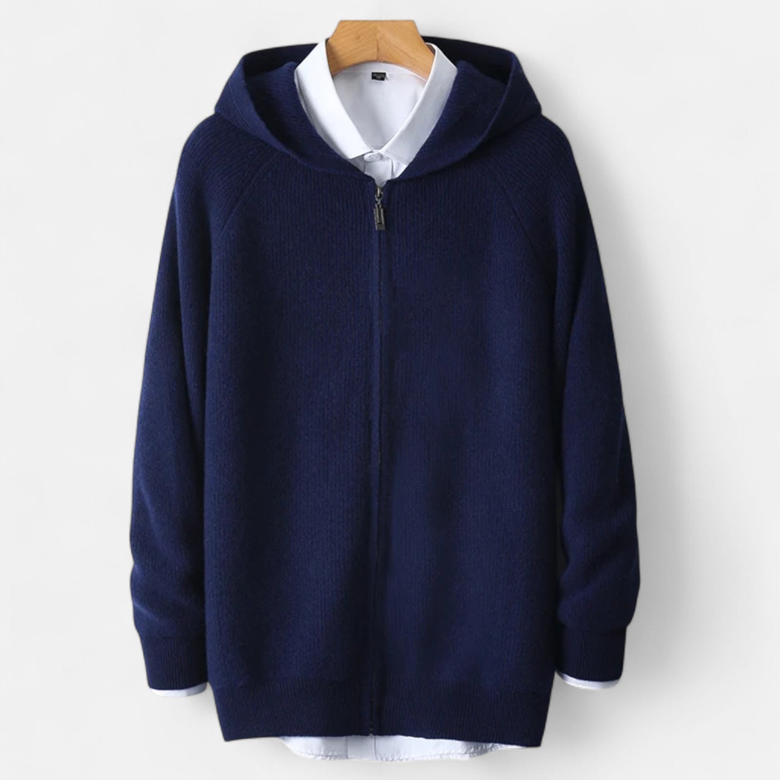 Homme Cardigan à Capuche Zippé 3