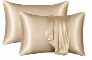 Housse de Coussin en Soie Hypoallergénique Unisexe