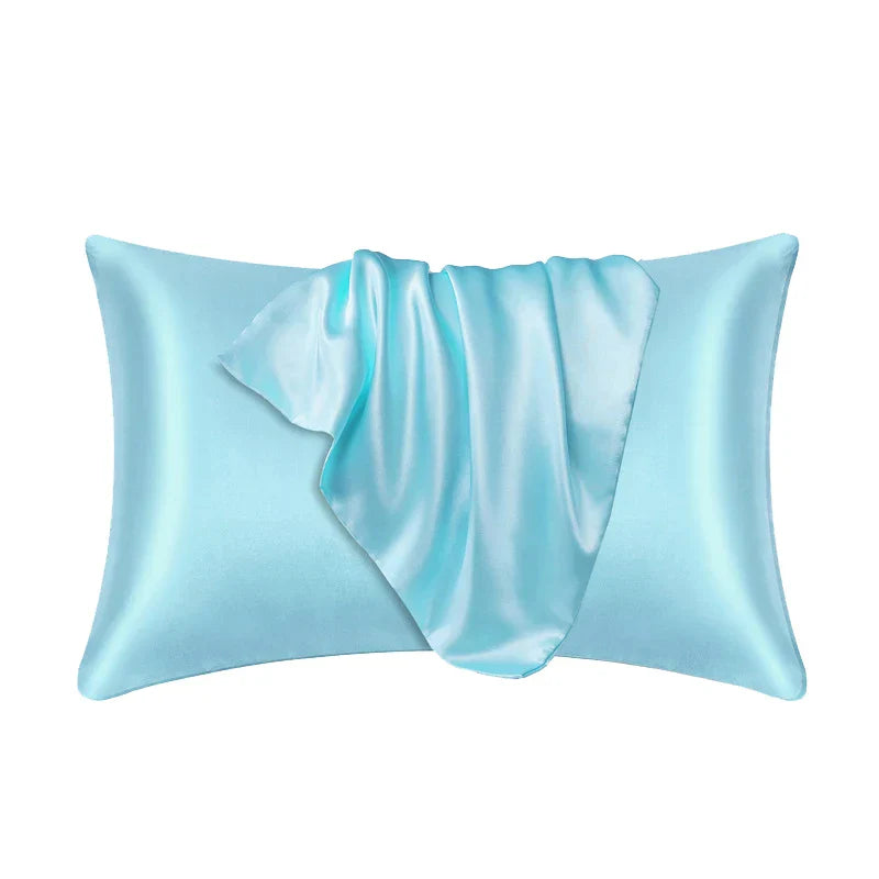 Housse de Coussin en Soie Hypoallergénique Unisexe