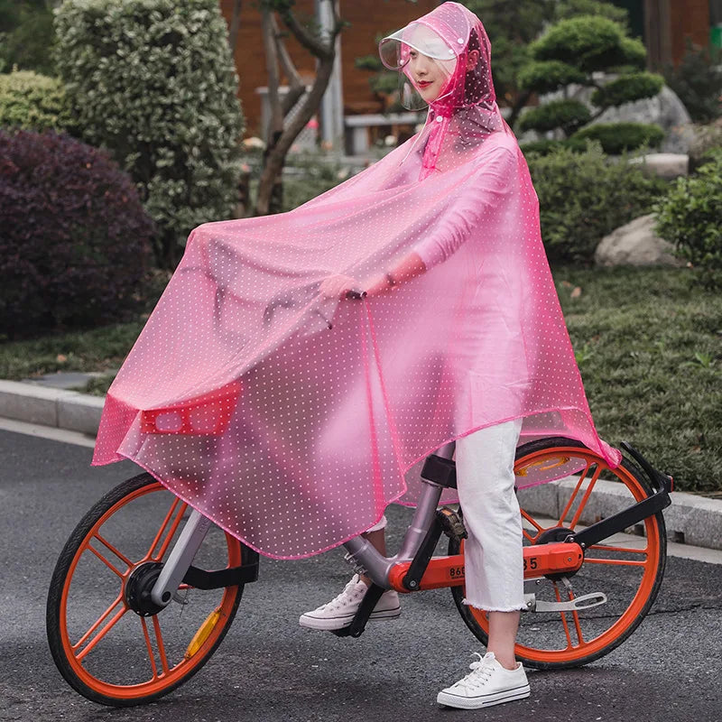 Imperméable Transparent pour Vélo et Moto en PVC 1