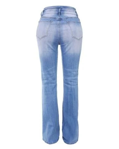 Jean Bootcut Taille Haute Femme 8